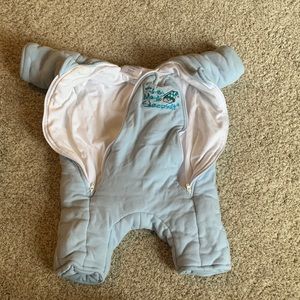 Magic Merlin sleep suit - light blue, large, 6-9 months, 18-21lb - EUC!